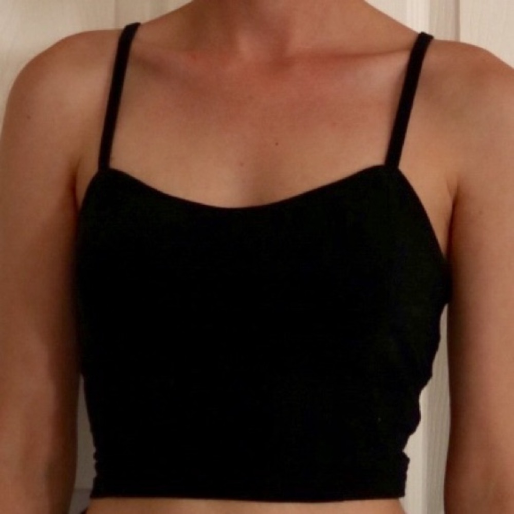 Brandy Melville crop, caged tank top